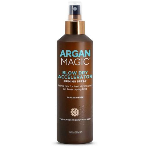 Get Bounce and Volume with Argan Magic Blow Dry Thermal Protect Cream